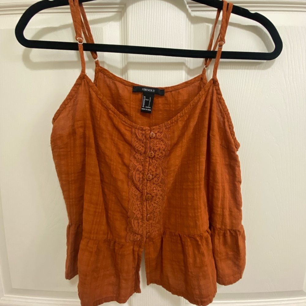 Burnt Orange Tank Top